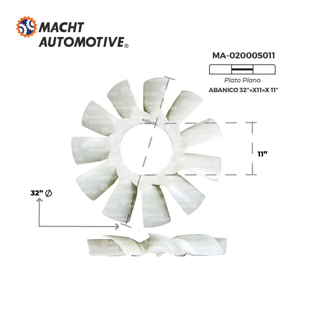 VENTILADOR DETROIT DD15 PARA FAN CLUTCH TÉRMICO ELECTRICO MA-020005011