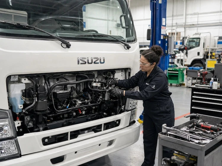 Mantenimiento de camiones Isuzu: guía para evitar fallas