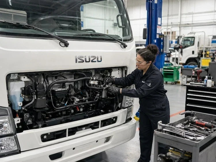 Mantenimiento de camiones Isuzu: guía para evitar fallas