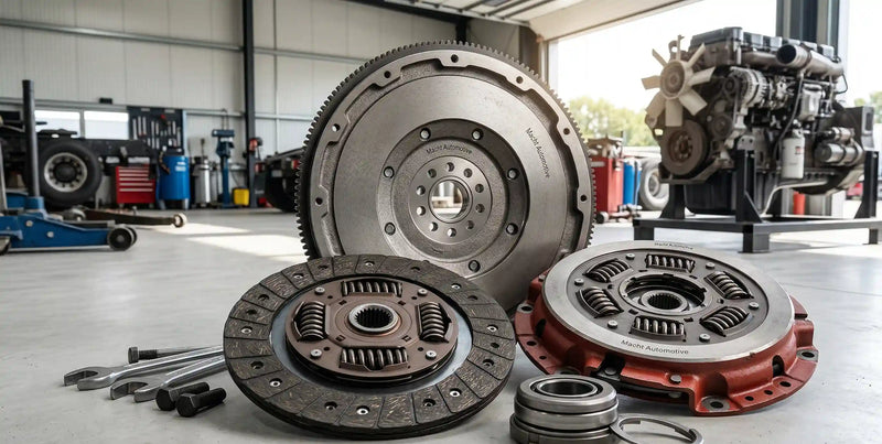 ¿Cuáles son las partes de un clutch de tracto tractocamiones?