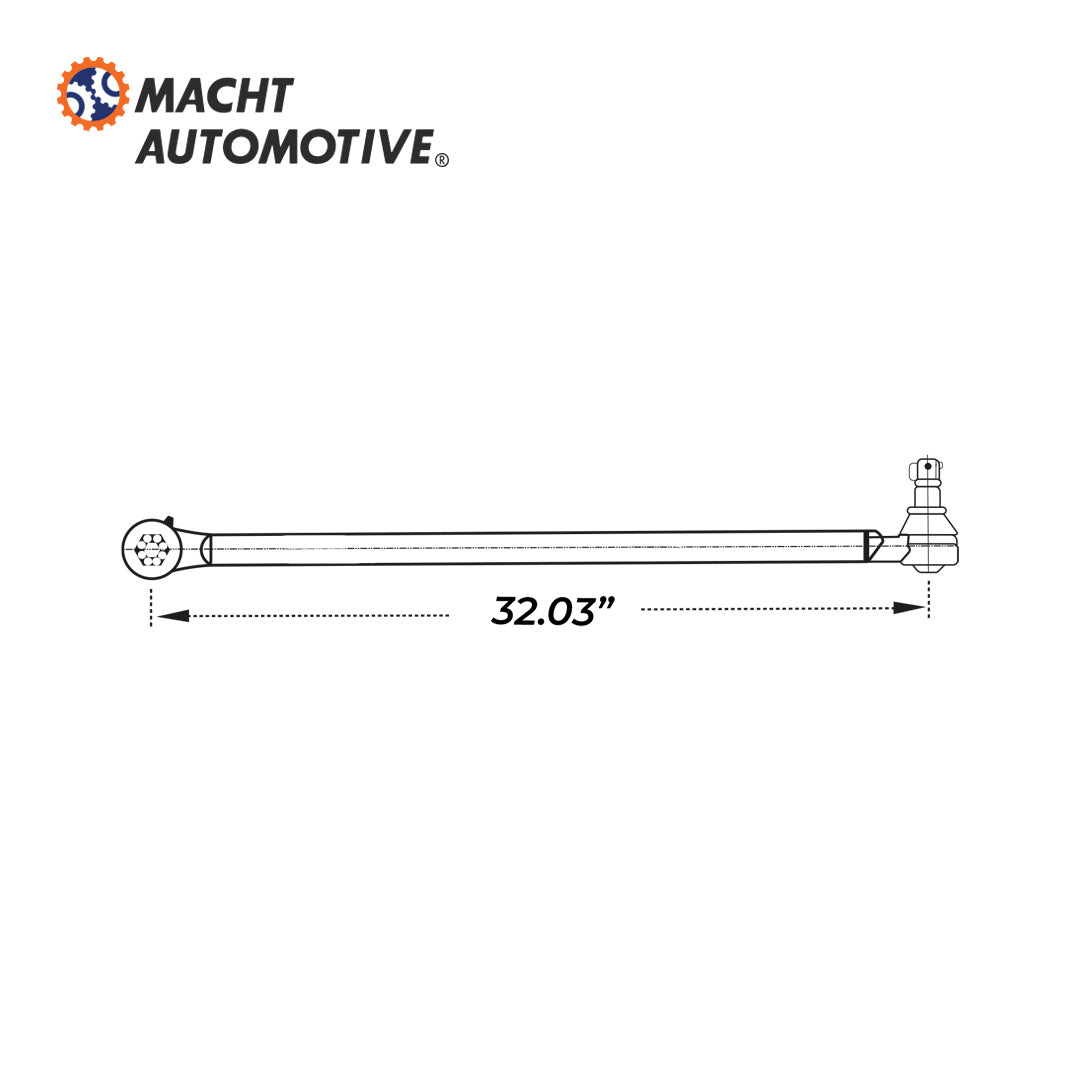 Brazo Viajero Longitudinal MA-14-12098-005 Freightliner FLD112/120