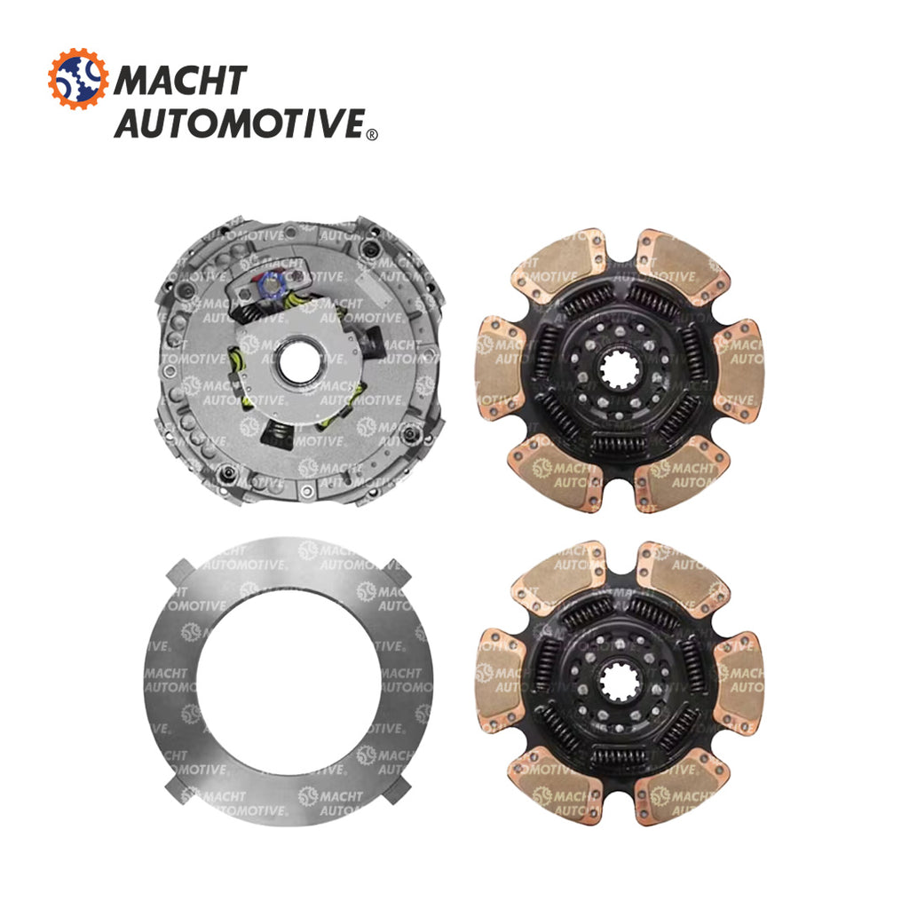 Embrague Manual MA-208925-20 15 1/2" x 2" 7 Resortes 6 Bronces 1860 lbs Torque