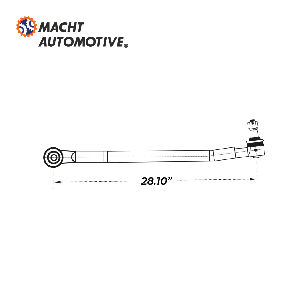 BRAZO DE DIRECCIÓN PARA CAMION INTERNATIONAL USK L24VU8165-A11 DS5566 MA-3000259C91