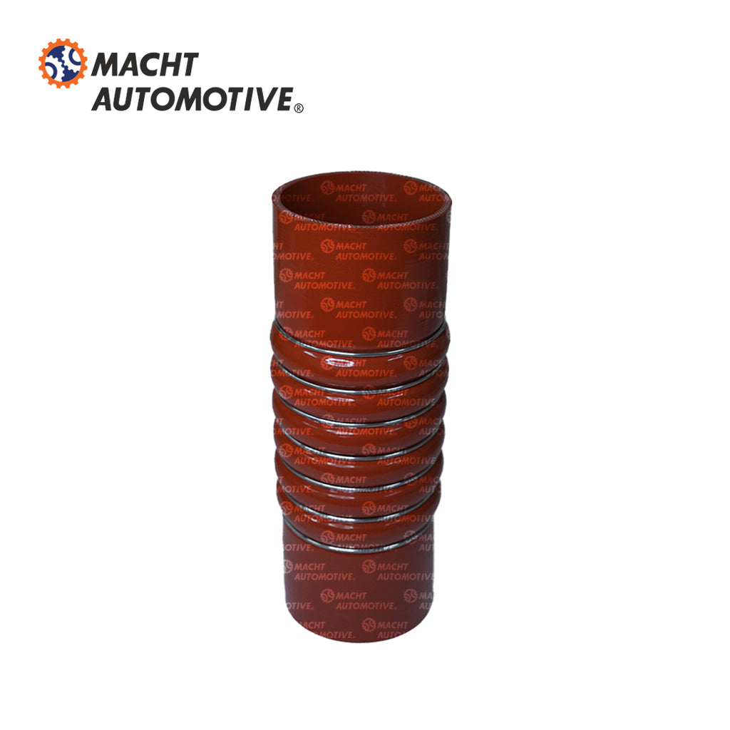 Manguera Post Enfriador Recta Silicona MA-62050112000 4" (102mm) x 12-1/2" L 7 Anillos Turbo