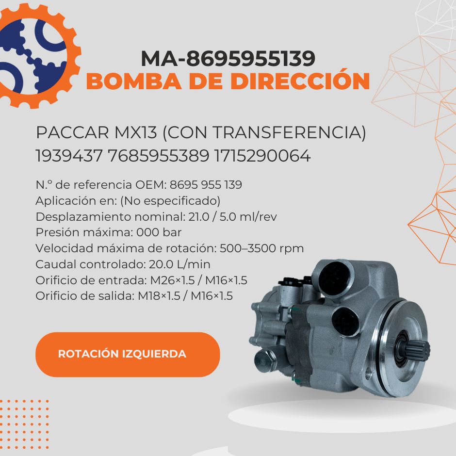 BOMBA DE DIRECCION PACCAR MX13 MA-8695955139