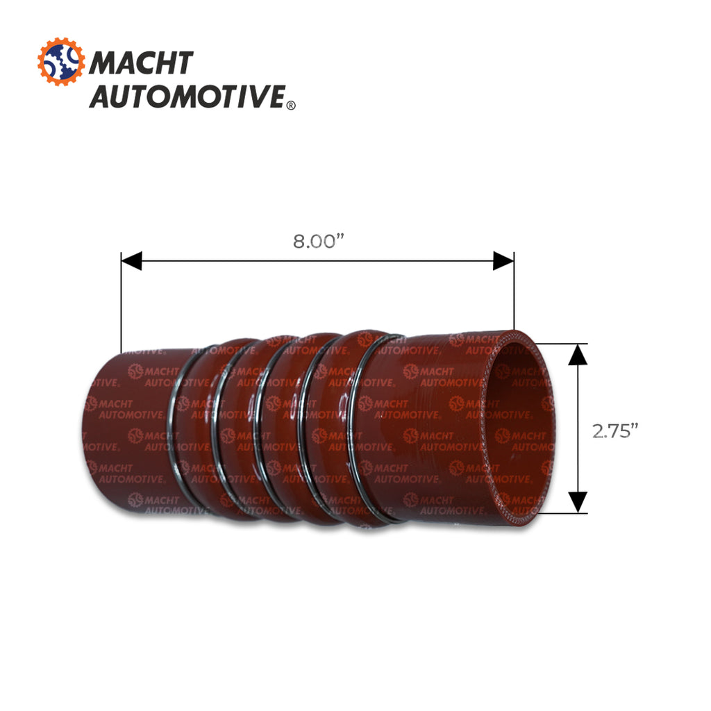 Manguera Post Enfriador Recta Silicona 2-3/4" x 8" L MA-A0005019182 Mercedes Benz OE A0005019182
