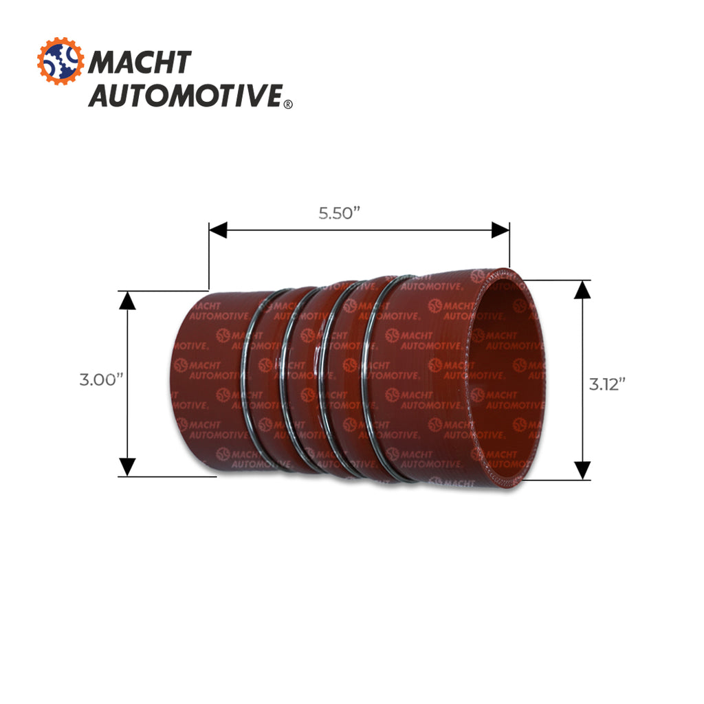 Manguera Reductora Recta Silicona Post Enfriador MA-A0020940682 3-1/8" x 3" Mercedes Benz OE