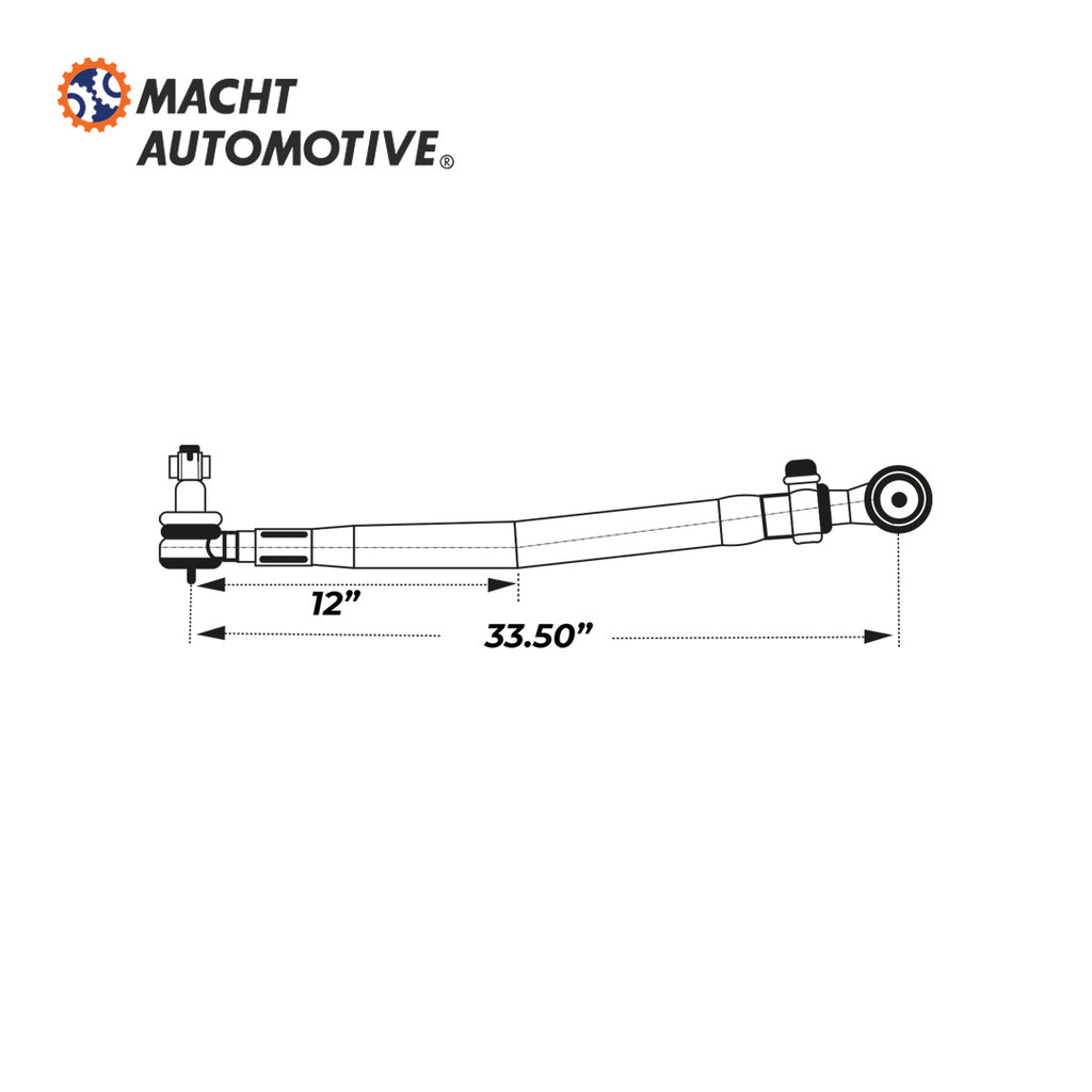 BRAZO DE DIRECCIÓN PARA CAMION MERCEDES BENZ TORINO OH MA-A3684600205