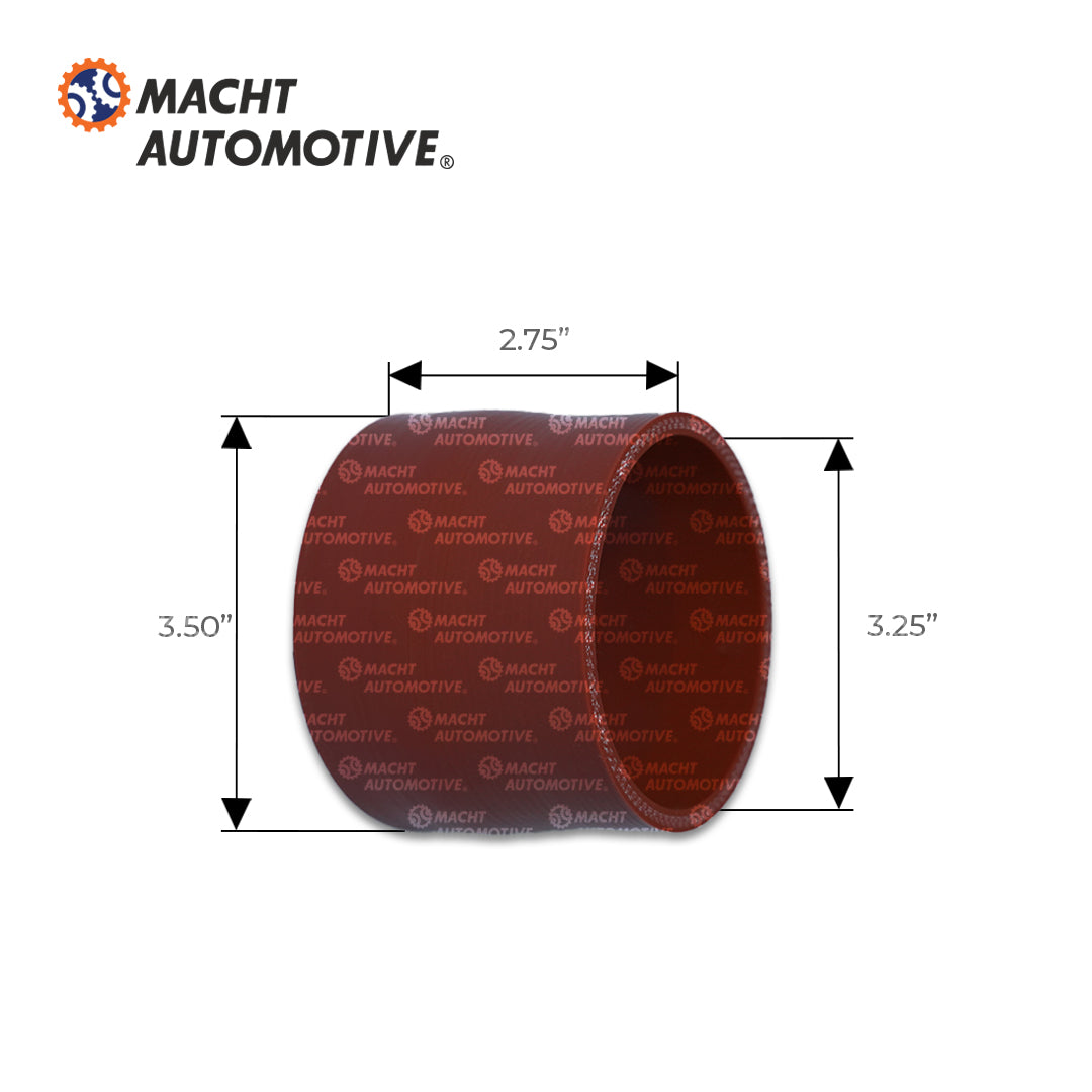 Manguera Reductora Recta Silicona Post Enfriador MA-A3825287182 3-1/4" x 3-1/2" Corta Mercedes Benz OE