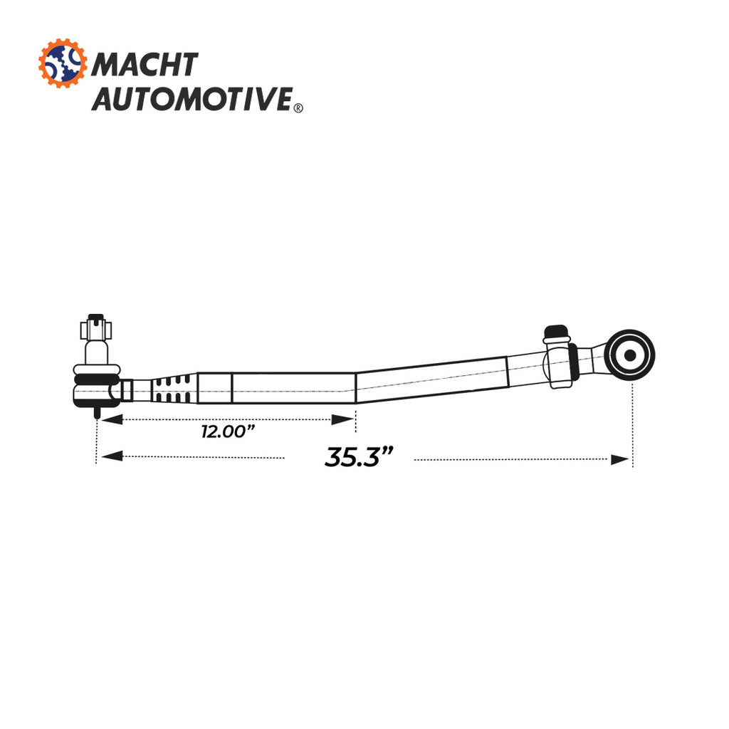 Brazo Viajero Longitudinal MA-A3844600105 Mercedes-Benz Torino / OM366