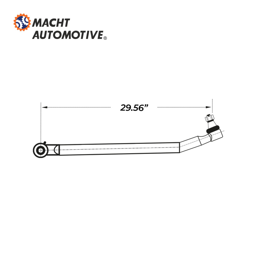 Brazo Viajero Longitudinal MA-KN797167167B Kenworth T800 Clase 8