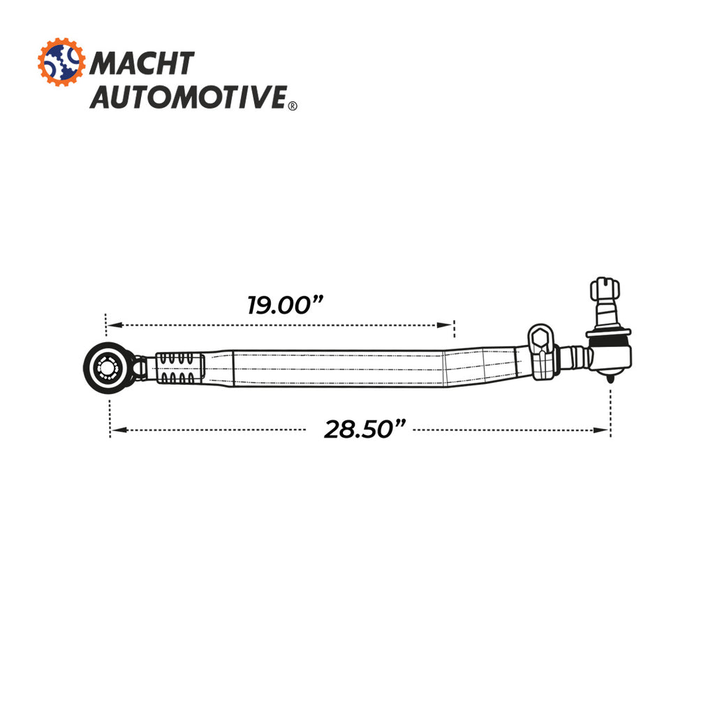 Brazo Viajero Longitudinal MA-L24VT8035-11 Kenworth T800 / T600