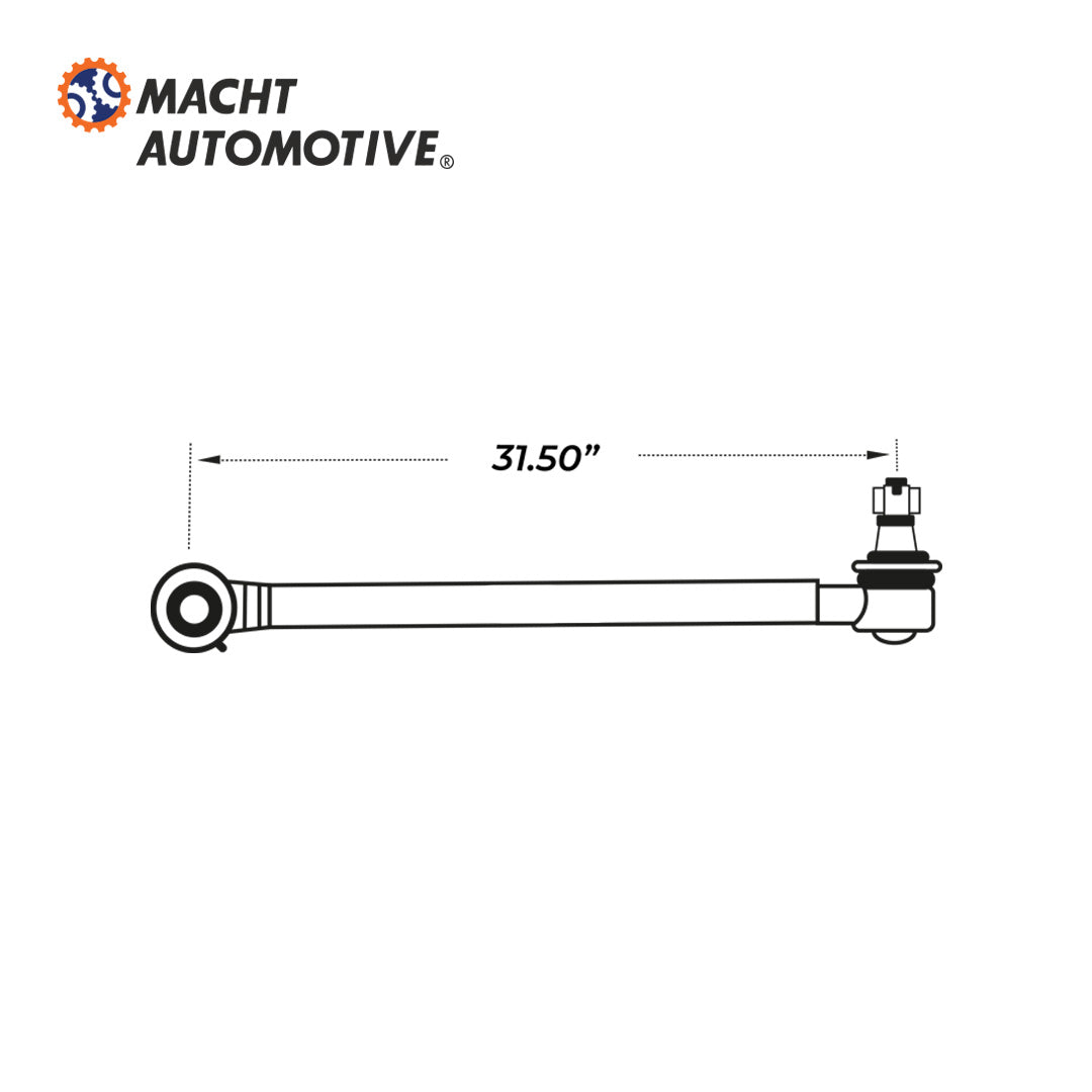 Brazo Viajero Longitudinal MA-L24VU8009A11 Kenworth T800 / T600