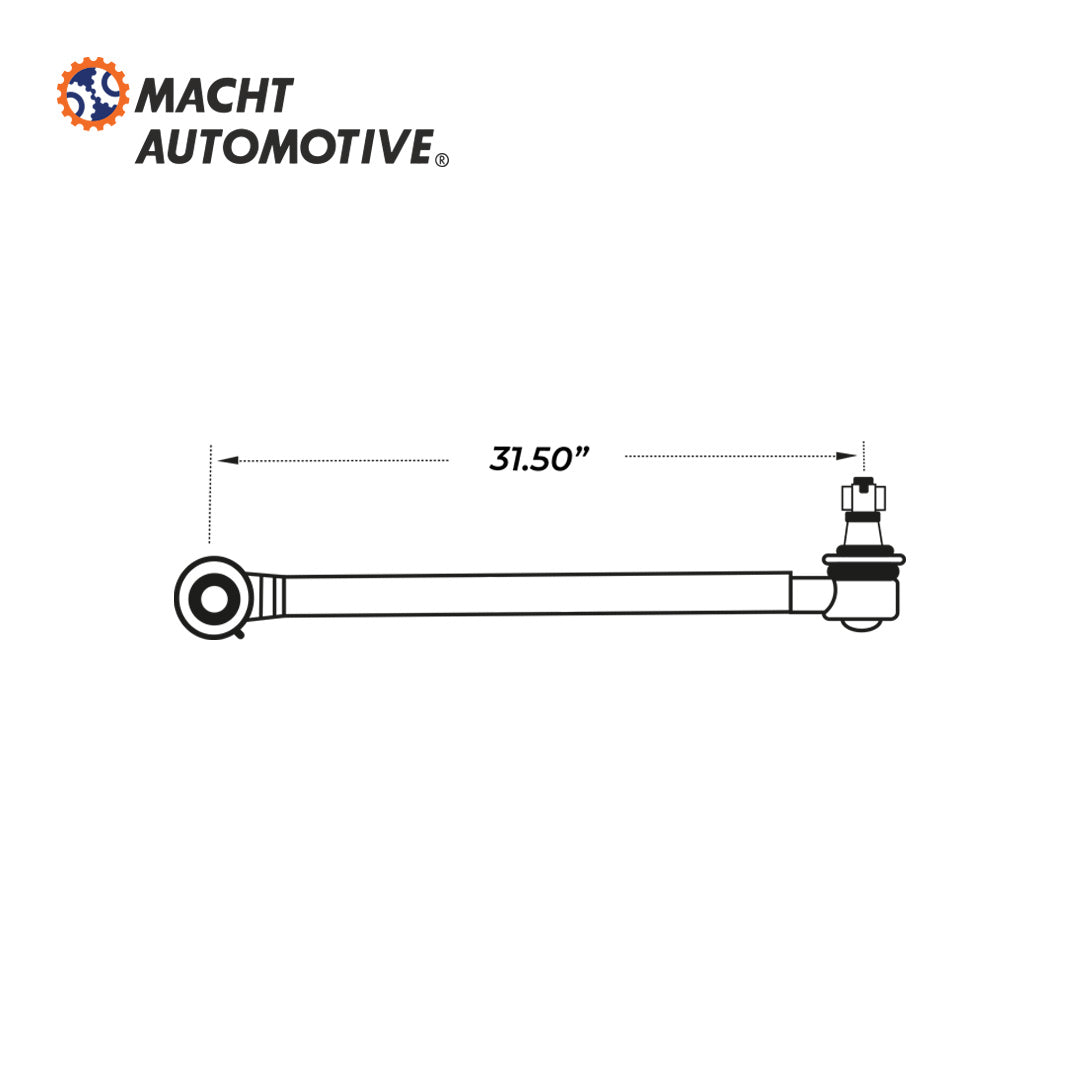 BRAZO DE DIRECCIÓN PARA CAMION KENWORTH T680 T800 CLASE 8 USK MA-L24VU8445A11