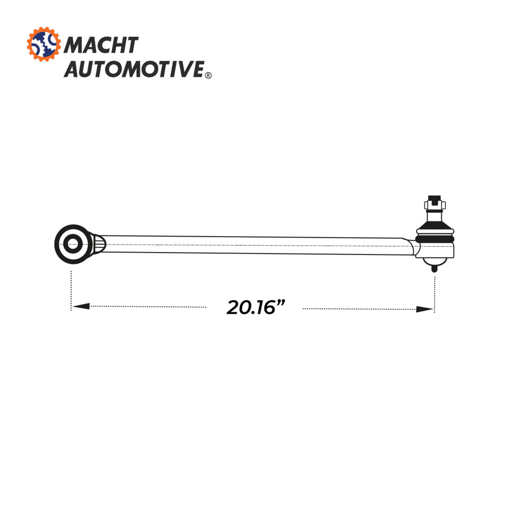 Brazo Viajero Longitudinal MA-LM684600805 Mercedes-Benz Boxer