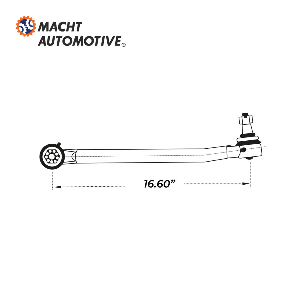 Brazo Viajero Longitudinal MA-LM6854601905 Mercedes-Benz Boxer 1218