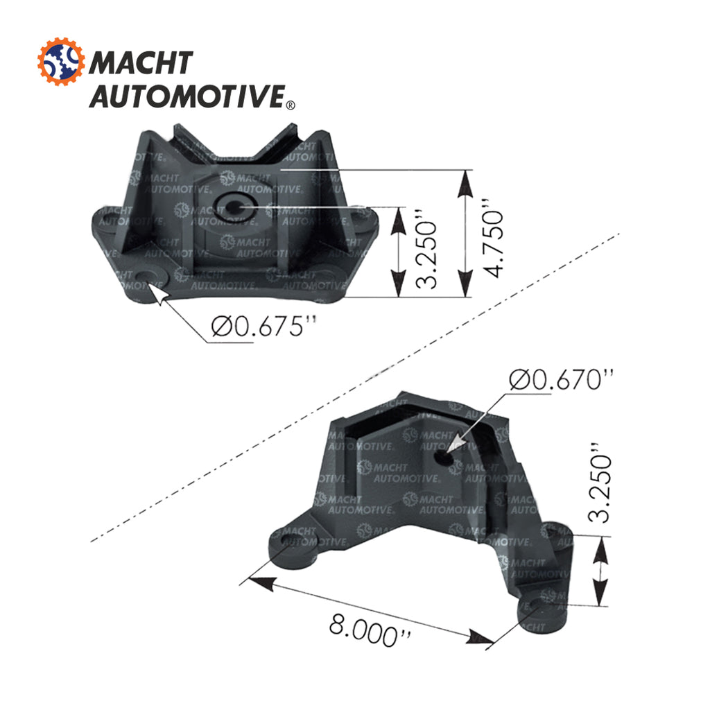 SOPORTE DE MOTOR TRASERO INTERNATIONAL MA-M559169